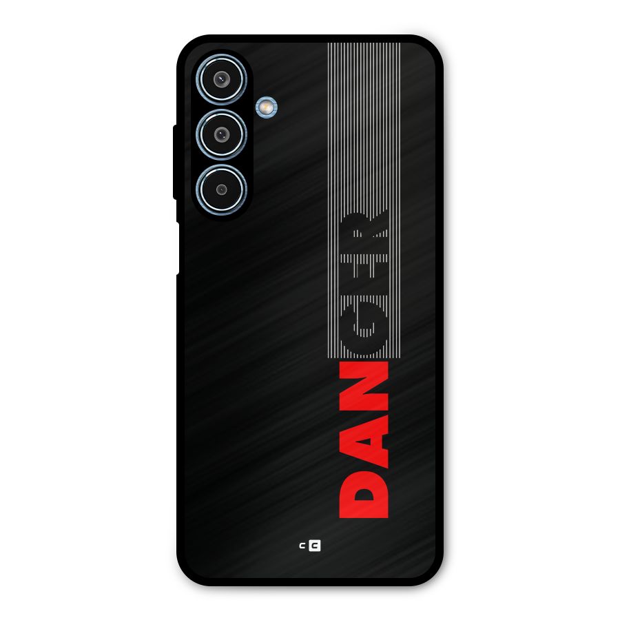 Vertical Danger Metal Back Case for Galaxy M35