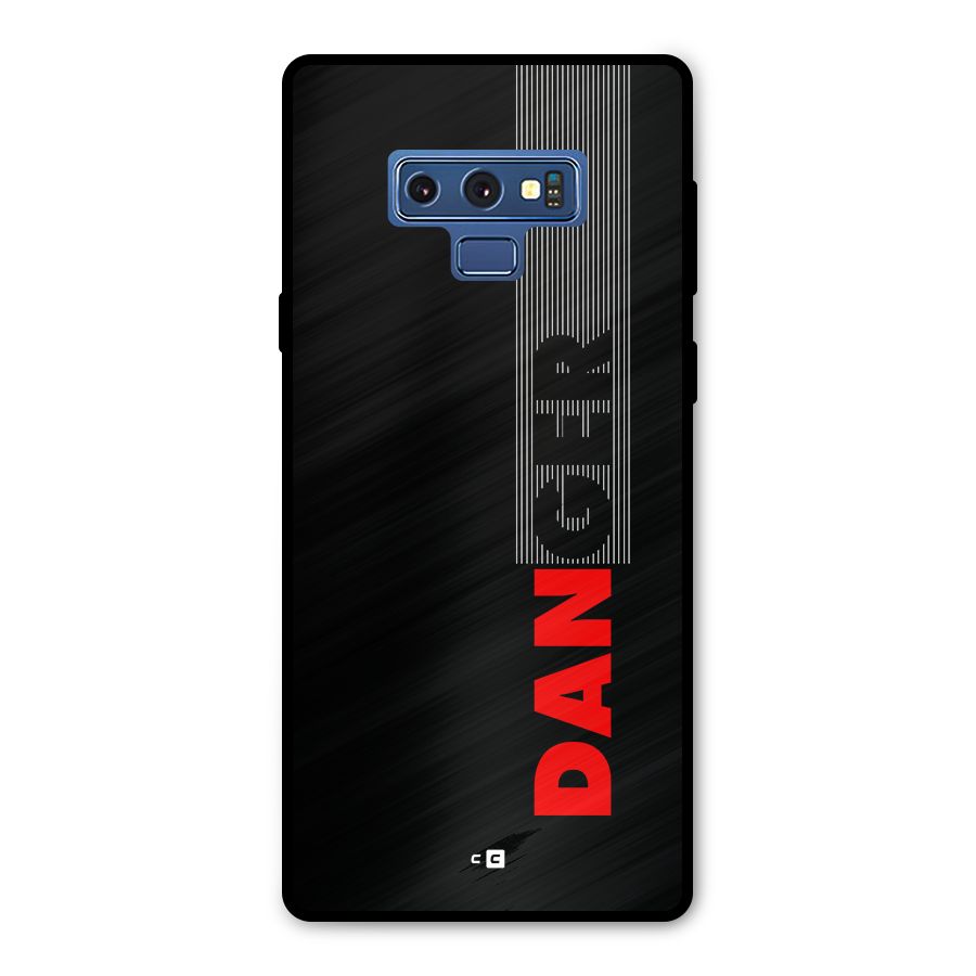 Vertical Danger Metal Back Case for Galaxy Note 9