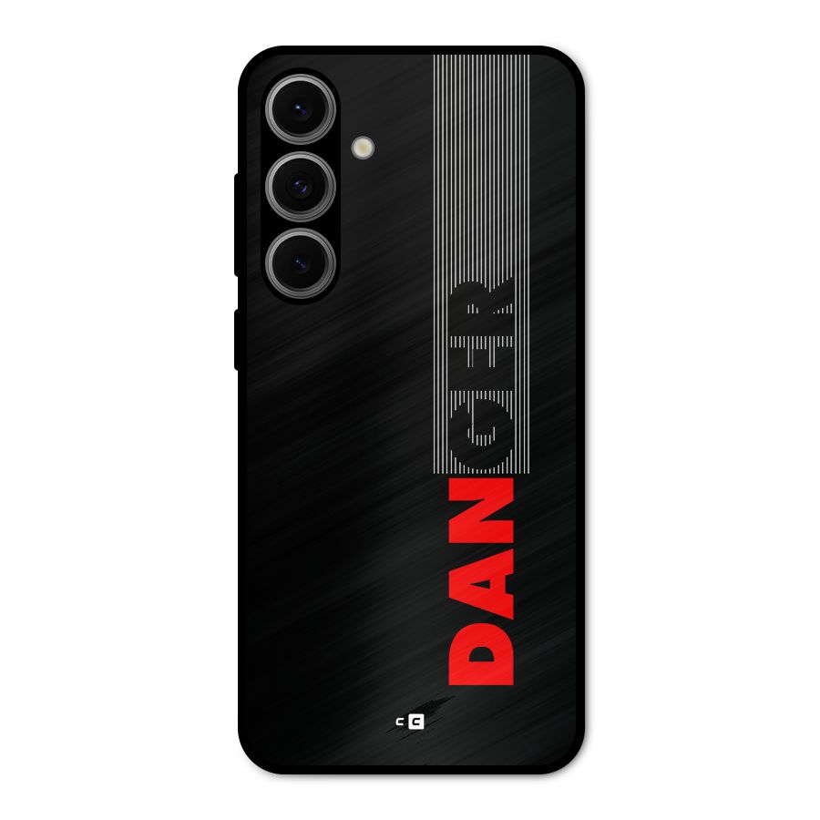 Vertical Danger Metal Back Case for Galaxy S24 FE
