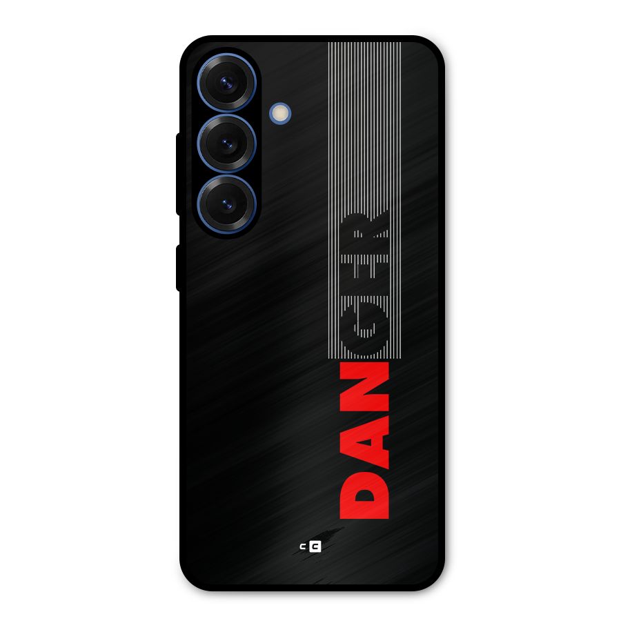 Vertical Danger Metal Back Case for Galaxy S25