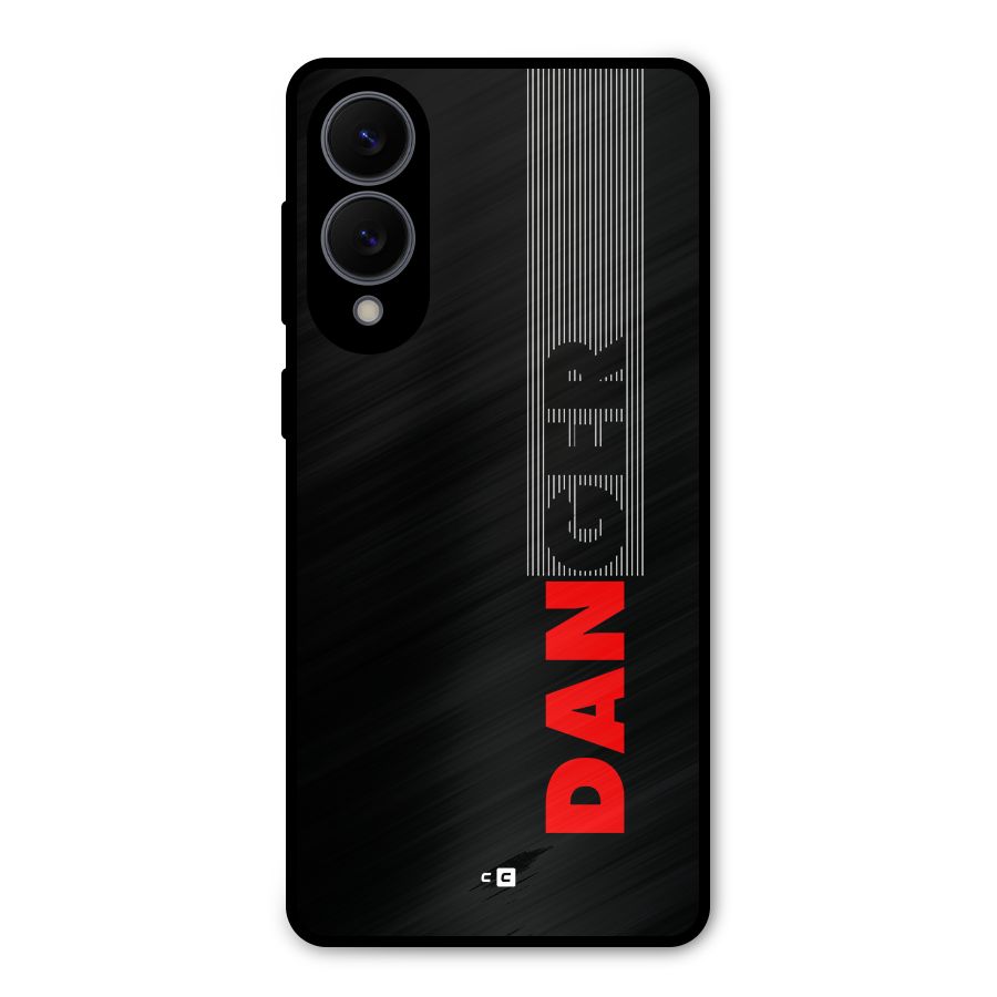 Vertical Danger Metal Back Case for Galaxy S25 Edge