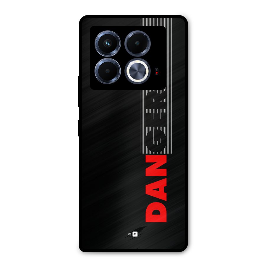 Vertical Danger Metal Back Case for Infinix Note 40 5G