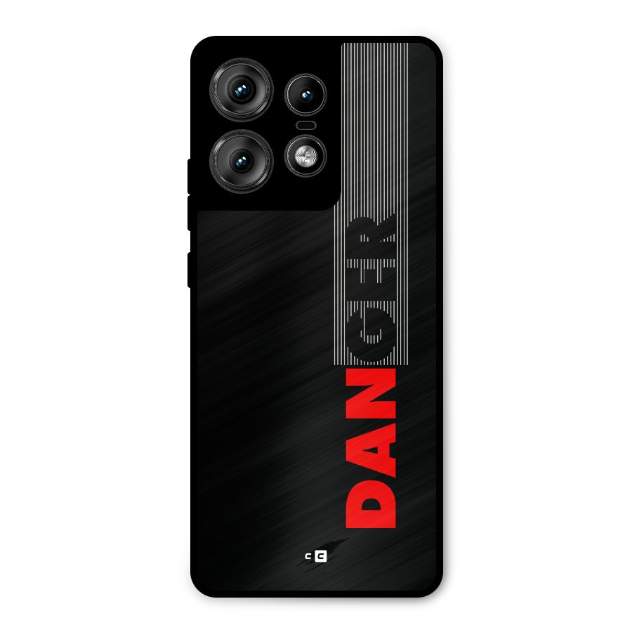 Vertical Danger Metal Back Case for Motorola Edge 50 Pro