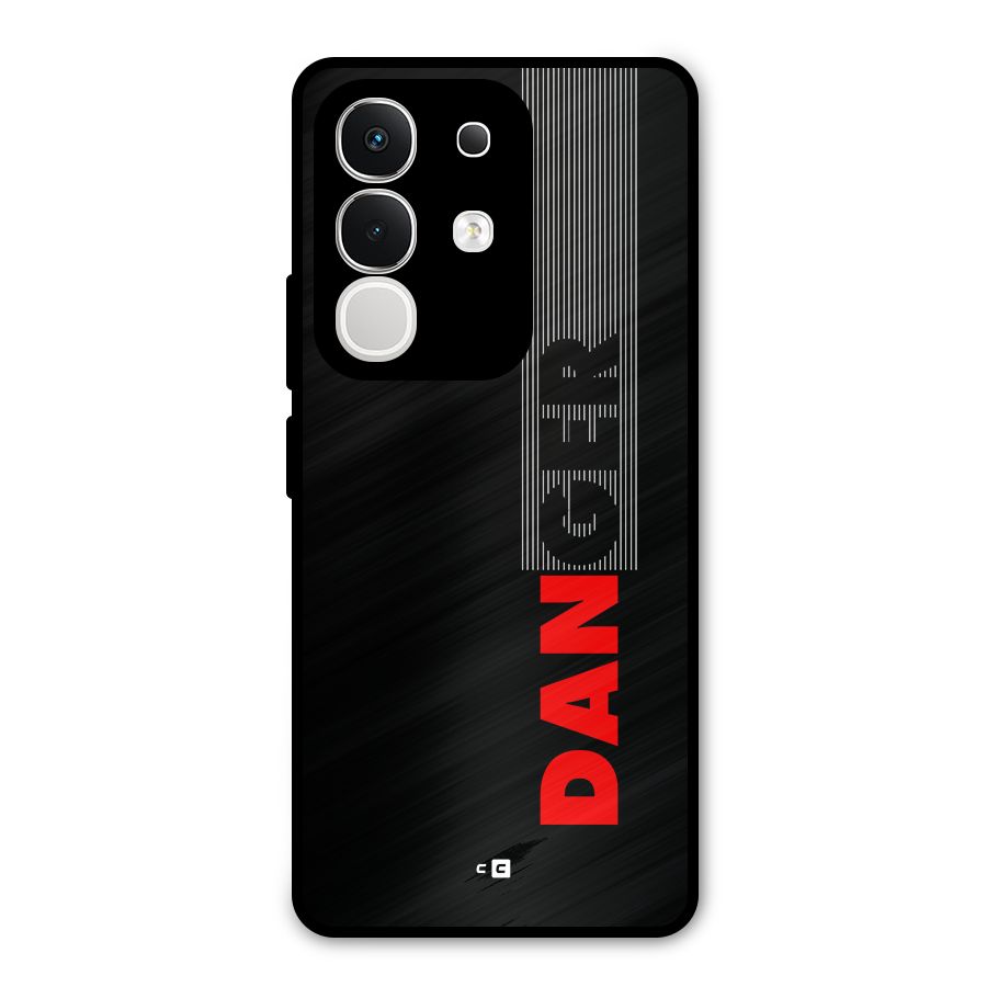 Vertical Danger Metal Back Case for Vivo T4x