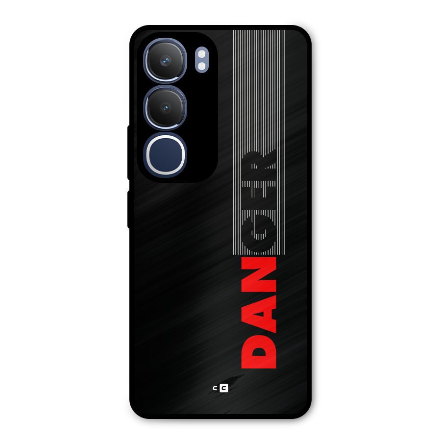 Vertical Danger Metal Back Case for Vivo Y29