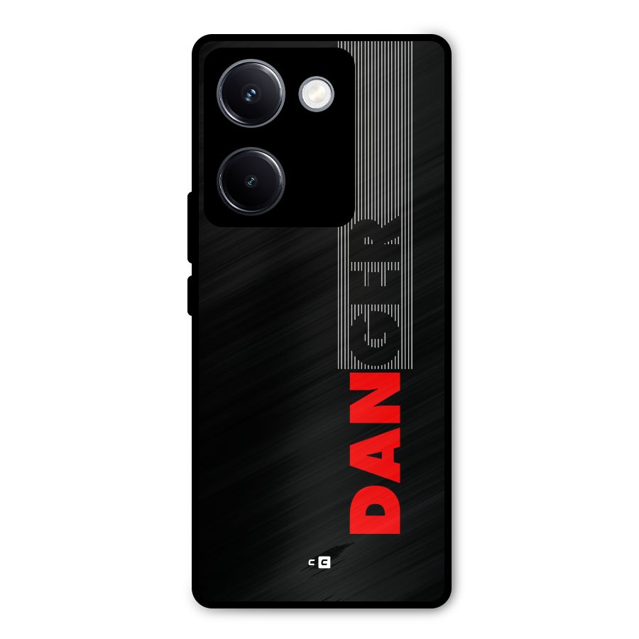 Vertical Danger Metal Back Case for Vivo Y300 Plus