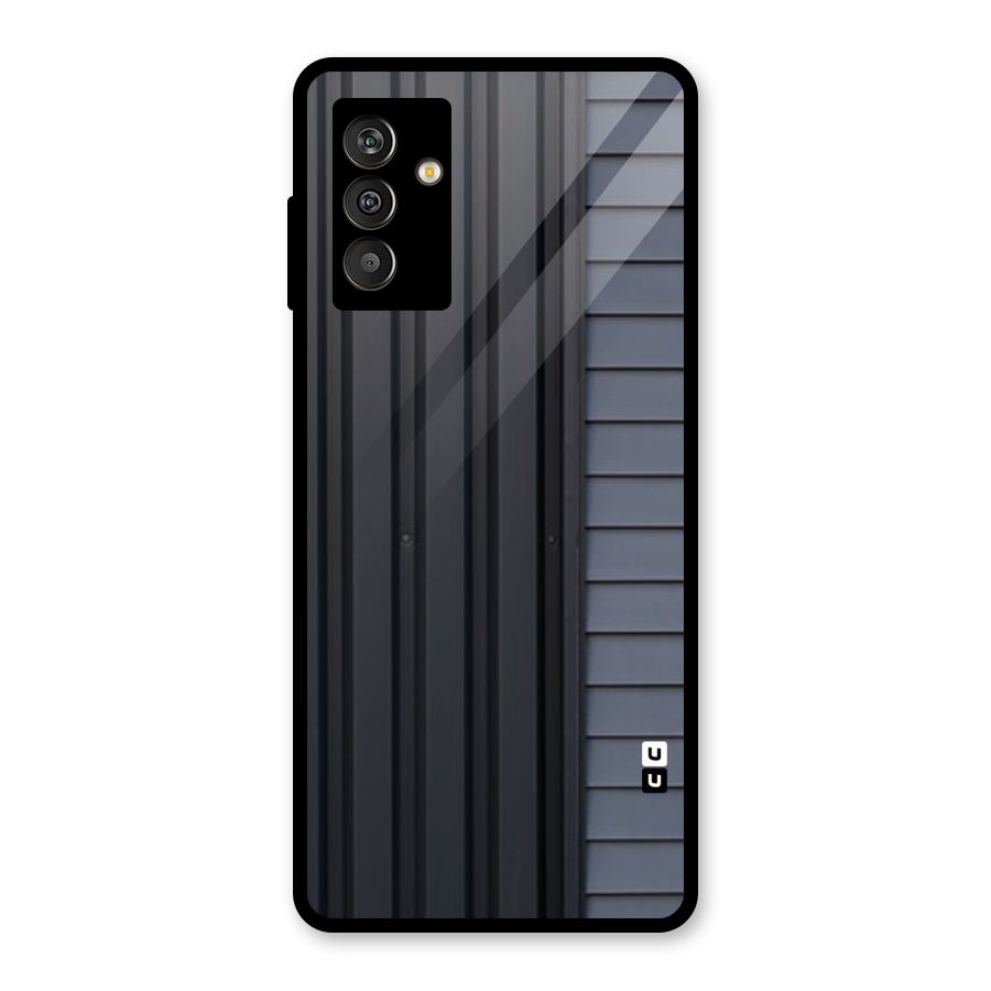Vertical Horizontal Glass Back Case for Galaxy M13