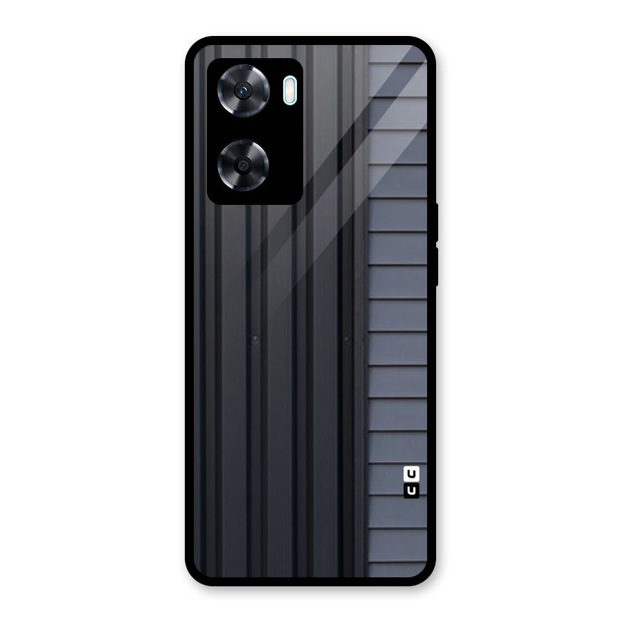 Vertical Horizontal Glass Back Case for Oppo A77s