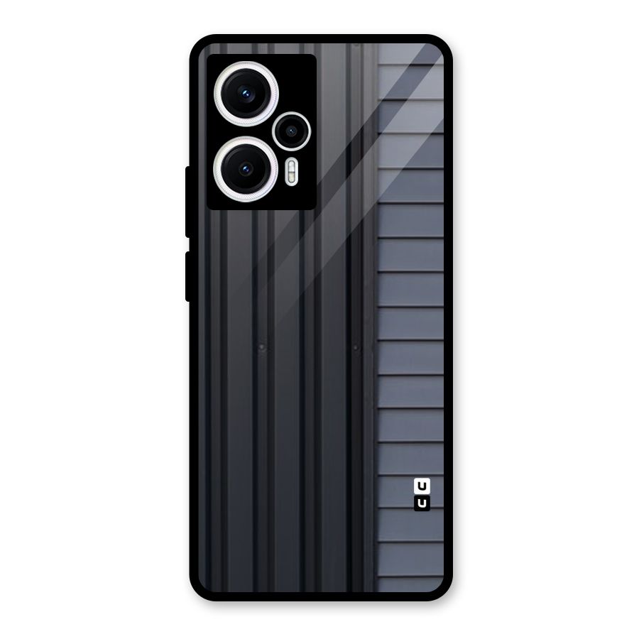 Vertical Horizontal Glass Back Case for Poco F5