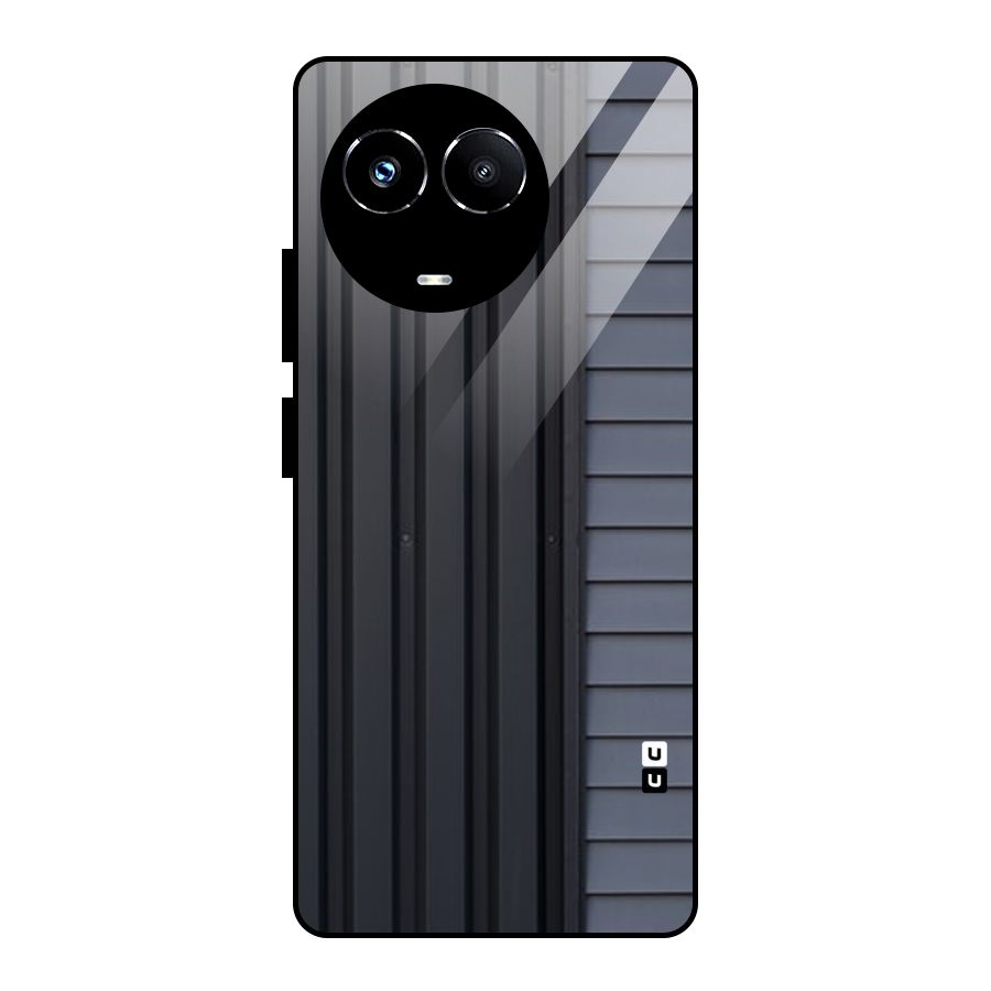 Vertical Horizontal Glass Back Case for Realme Narzo 60X