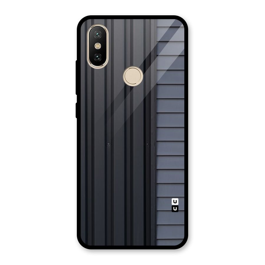 Vertical Horizontal Glass Back Case for Redmi A2