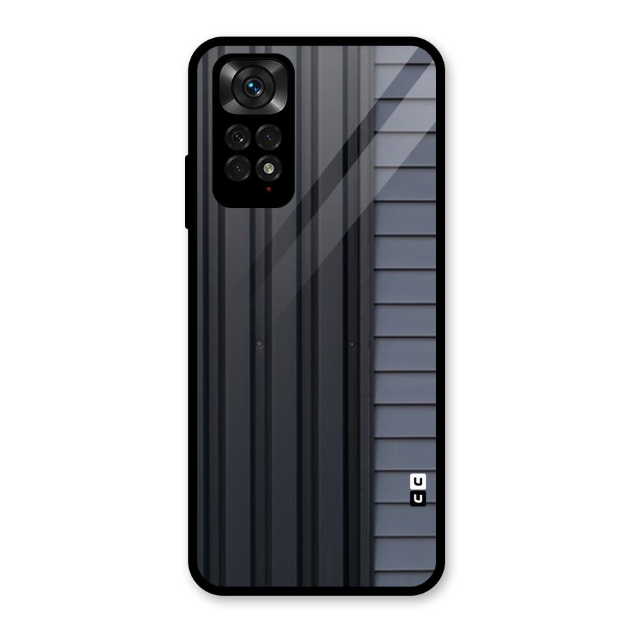 Vertical Horizontal Glass Back Case for Redmi Note 11S