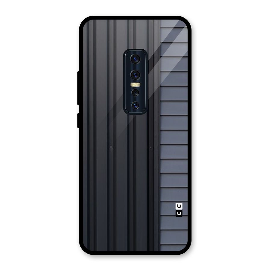 Vertical Horizontal Glass Back Case for Vivo V17 Pro