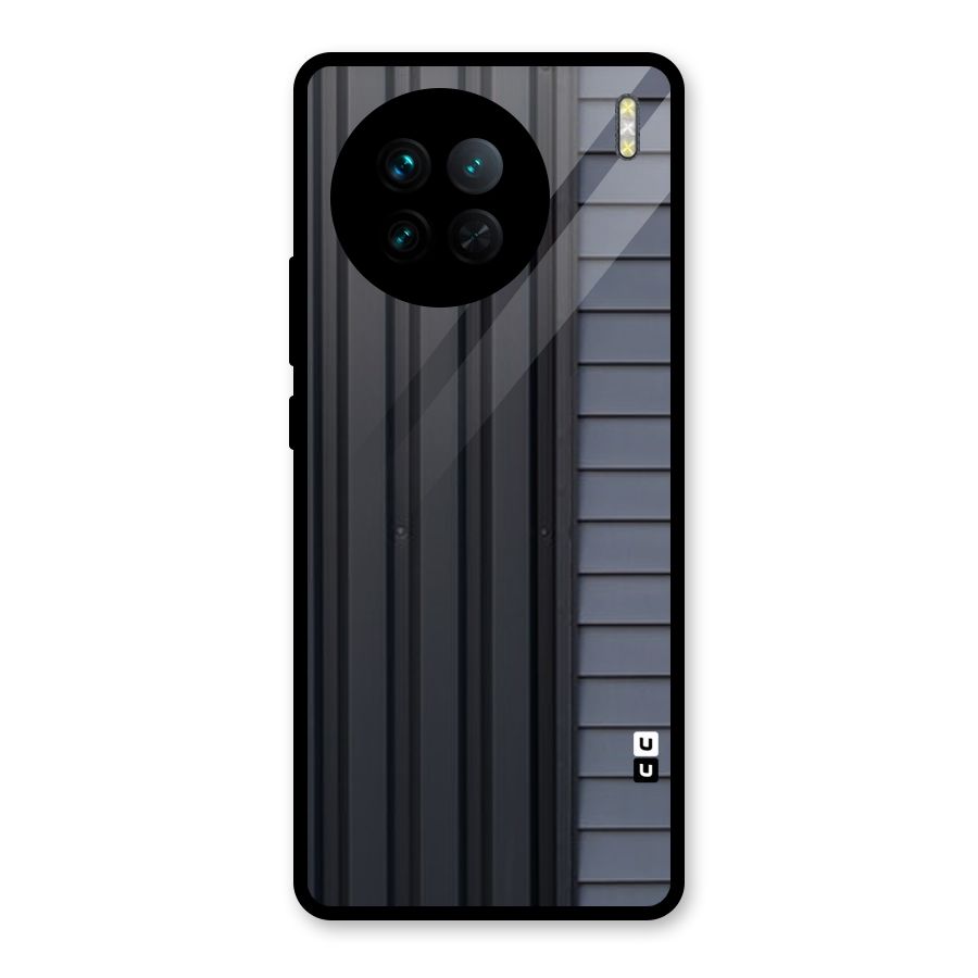 Vertical Horizontal Glass Back Case for Vivo X90