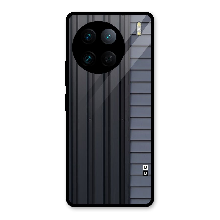 Vertical Horizontal Glass Back Case for Vivo X90 Pro