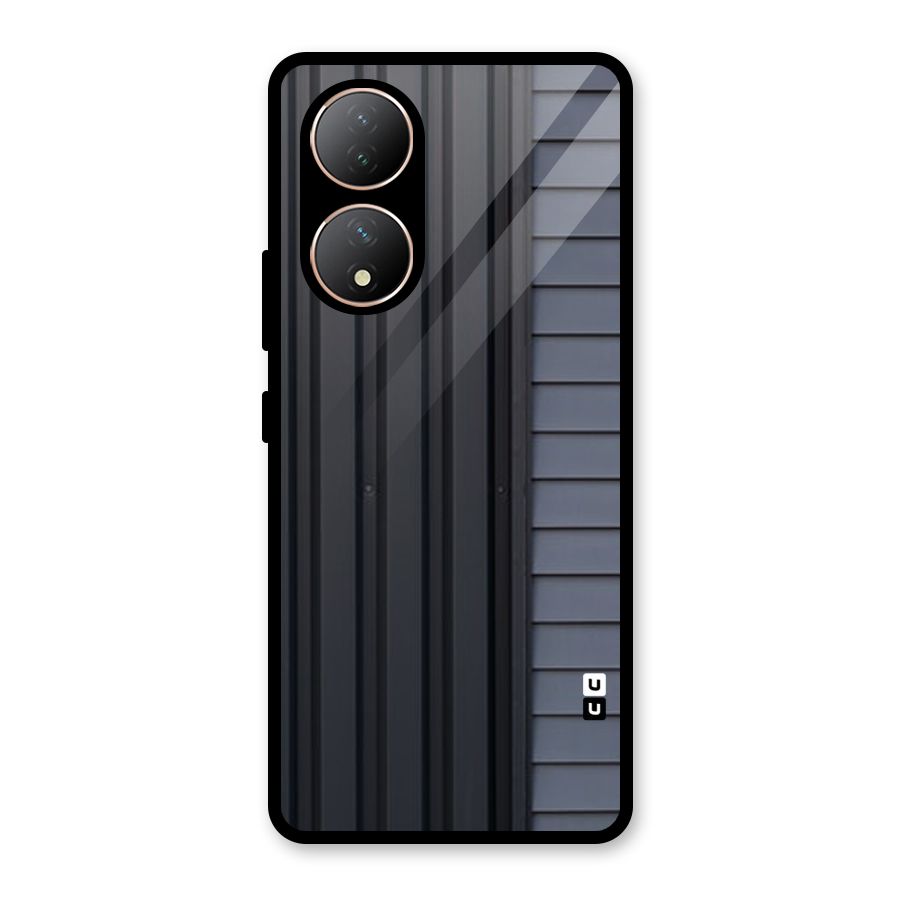 Vertical Horizontal Glass Back Case for Vivo Y100A