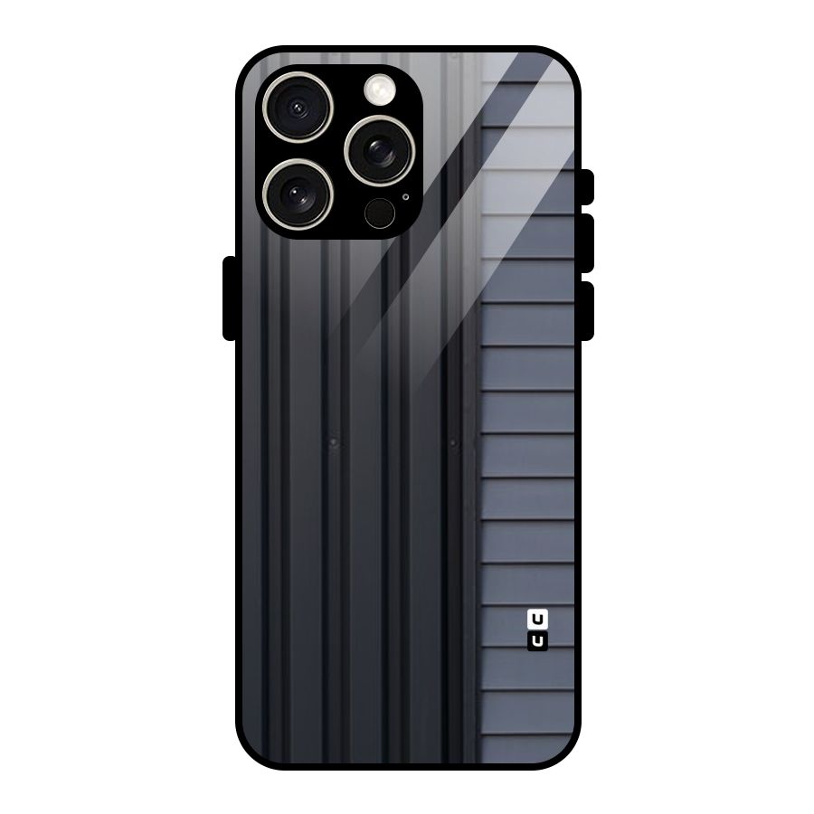 Vertical Horizontal Glass Back Case for iPhone 15 Pro Max