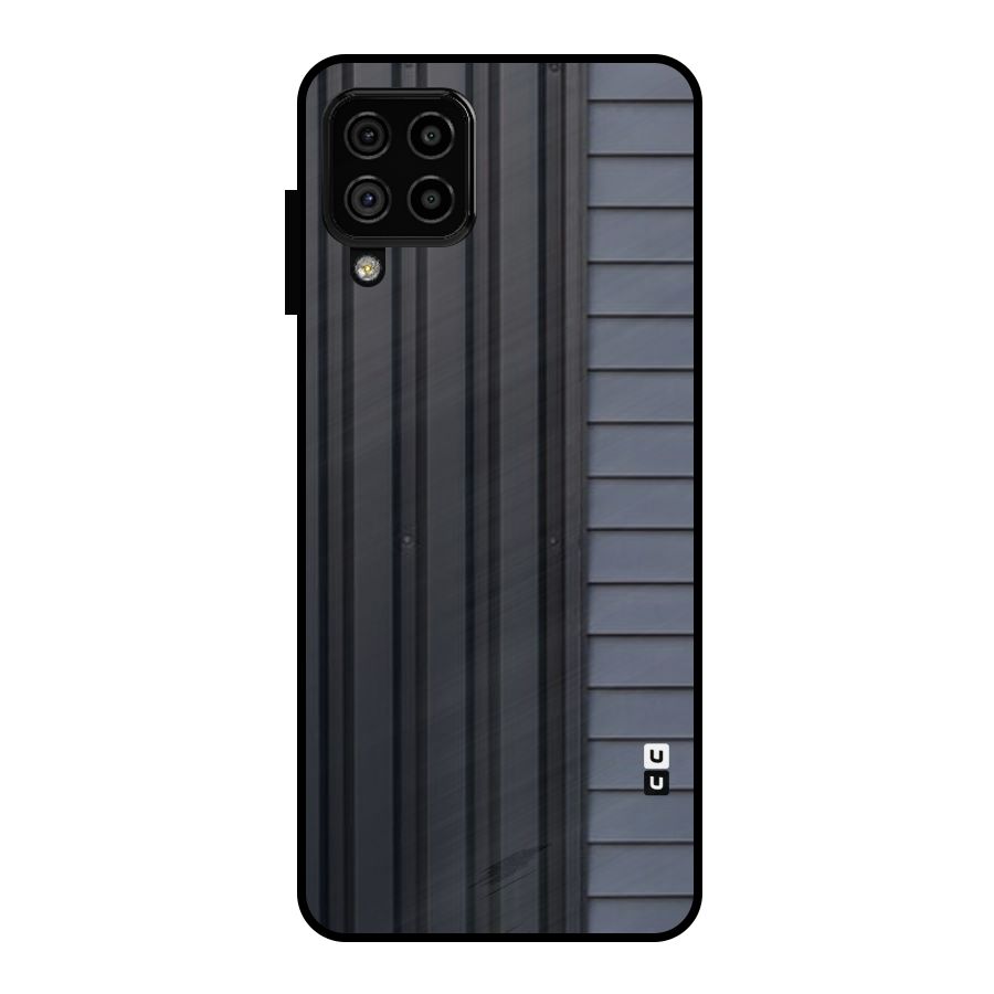 Vertical Horizontal Metal Back Case for Galaxy A22 4G