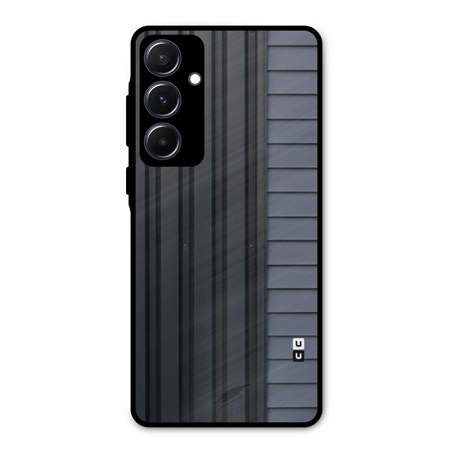 Vertical Horizontal Metal Back Case for Galaxy A55