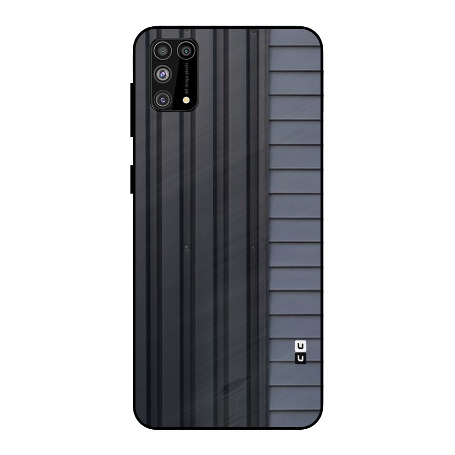 Vertical Horizontal Metal Back Case for Galaxy F41