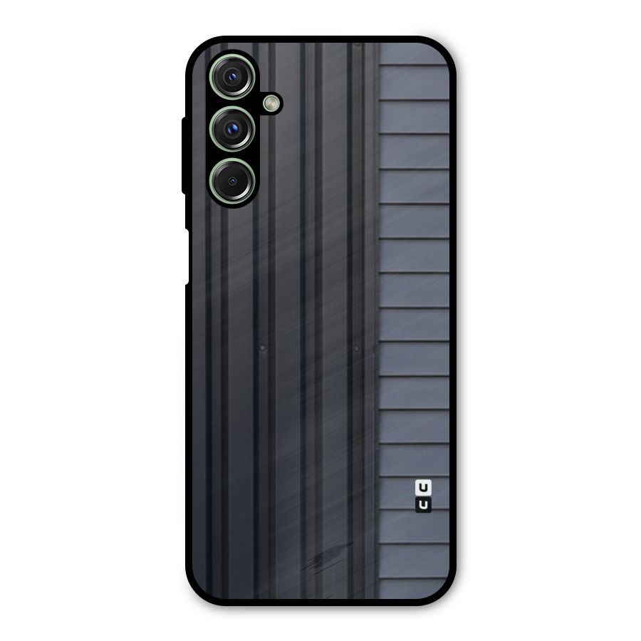Vertical Horizontal Metal Back Case for Galaxy M34
