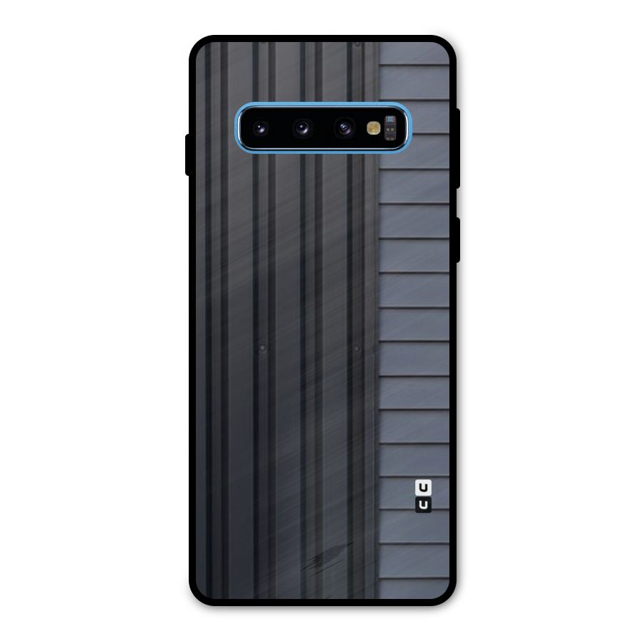 Vertical Horizontal Metal Back Case for Galaxy S10