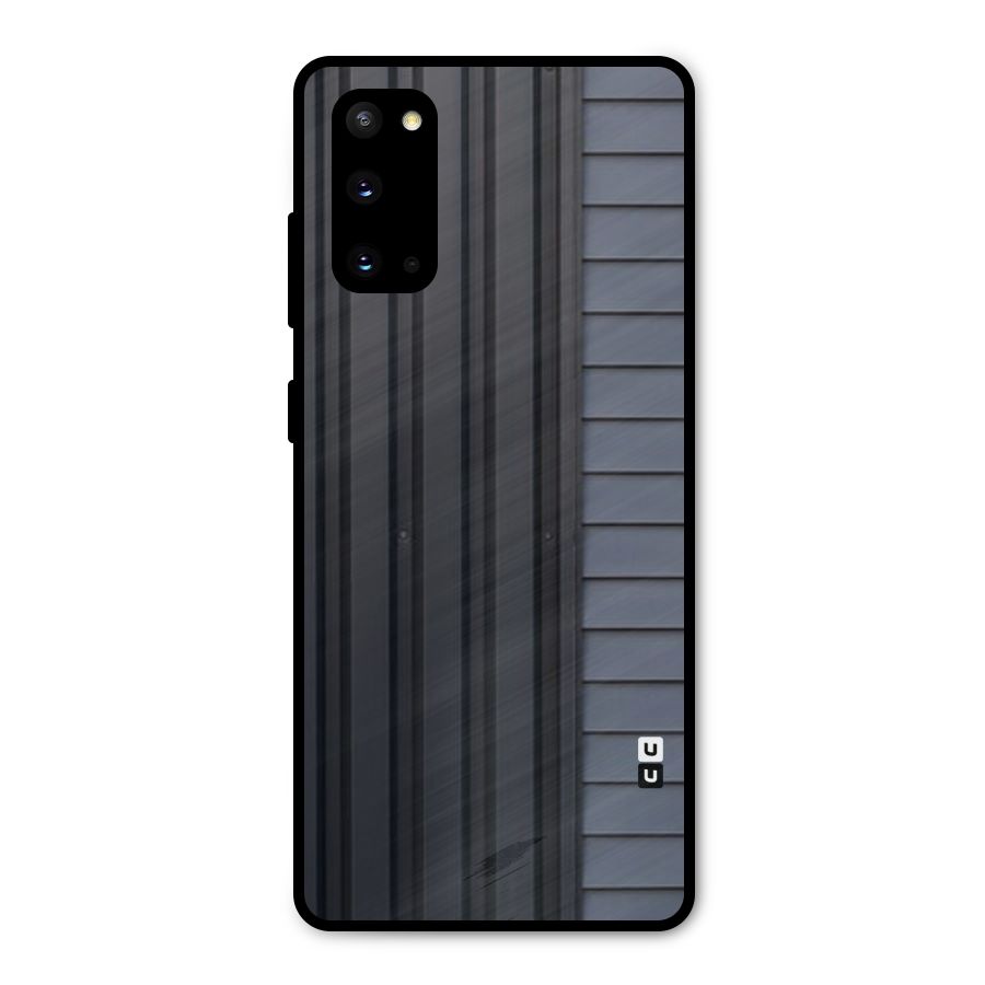 Vertical Horizontal Metal Back Case for Galaxy S20