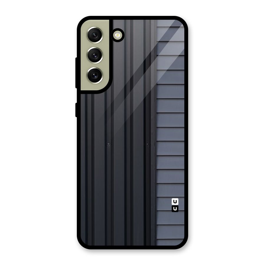 Vertical Horizontal Metal Back Case for Galaxy S21 FE 5G (2023)