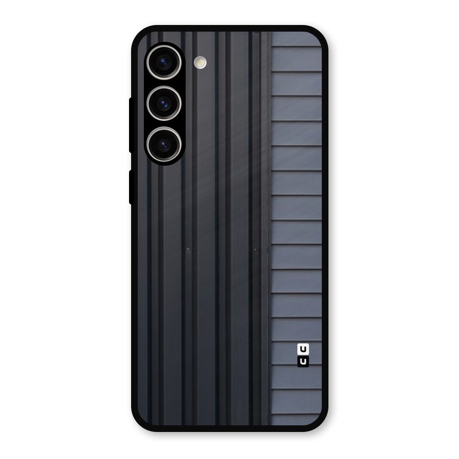 Vertical Horizontal Metal Back Case for Galaxy S23 Plus