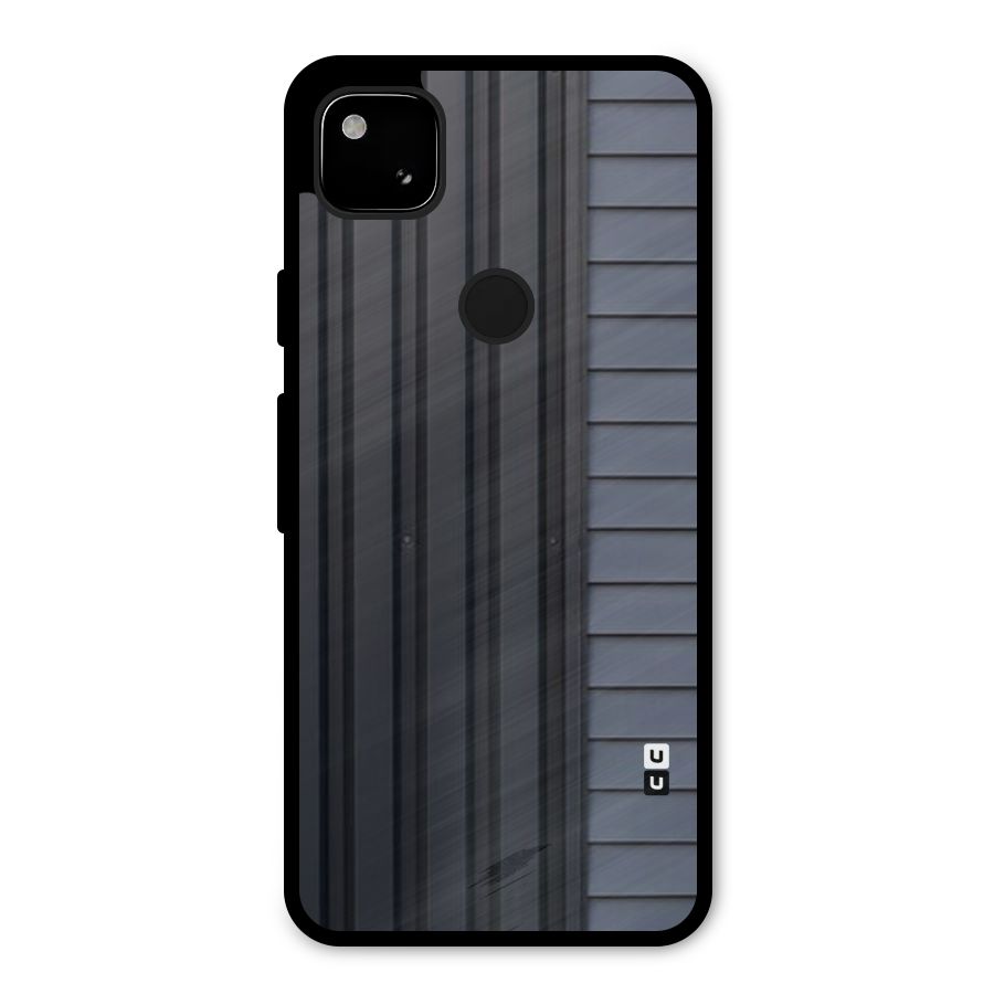 Vertical Horizontal Metal Back Case for Google Pixel 4a
