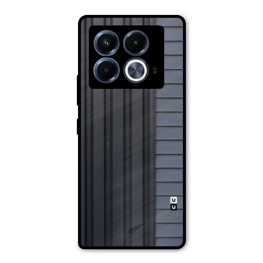 Vertical Horizontal Metal Back Case for Infinix Note 40 5G