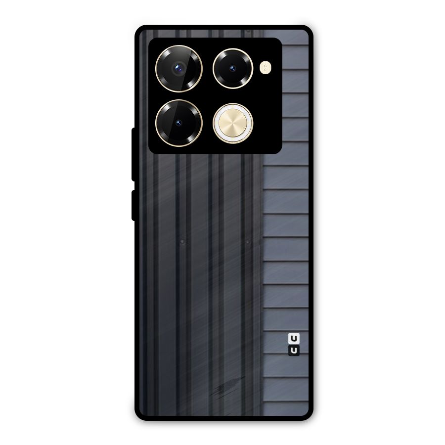 Vertical Horizontal Metal Back Case for Infinix Note 40 Pro Plus