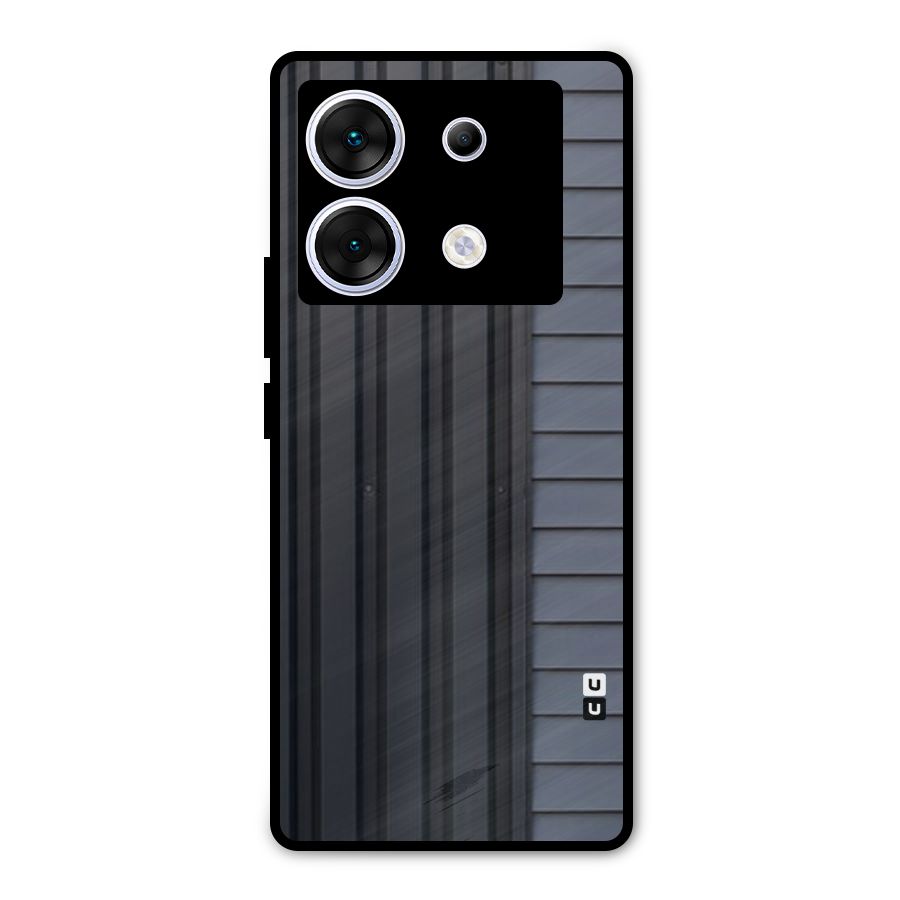 Vertical Horizontal Metal Back Case for Infinix Zero 30 5G