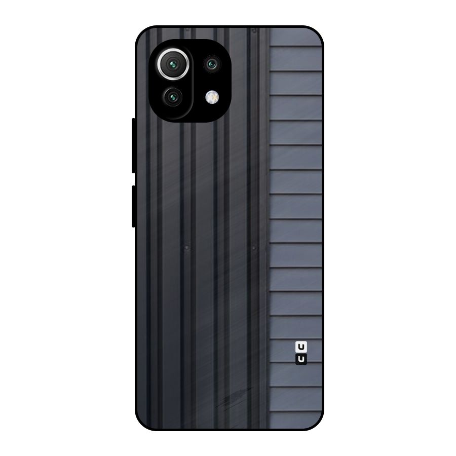 Vertical Horizontal Metal Back Case for Mi 11 Lite