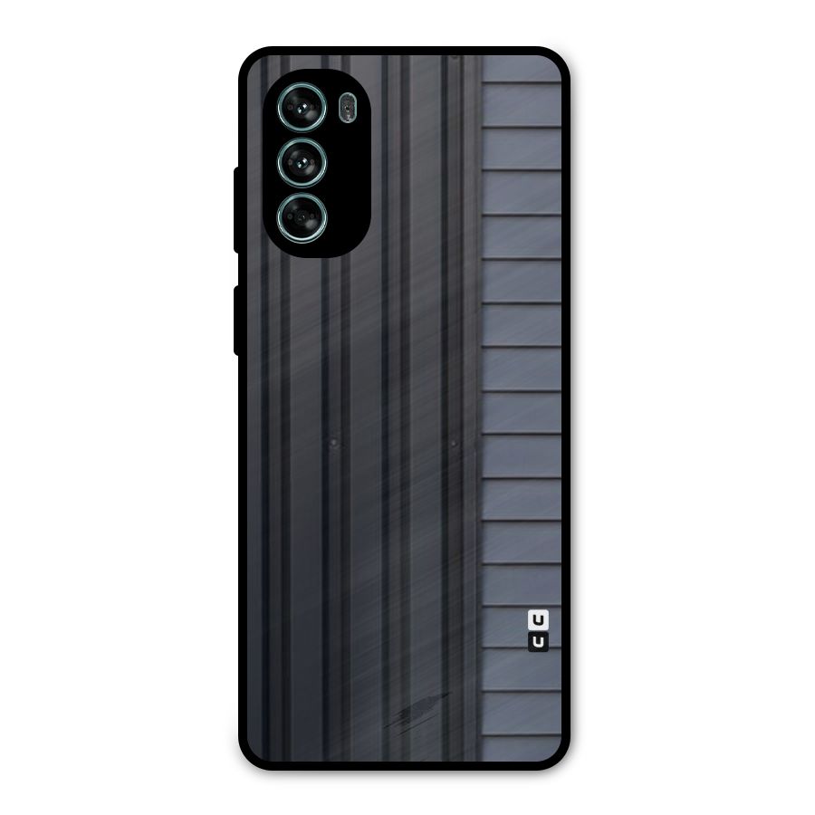 Vertical Horizontal Metal Back Case for Moto G62