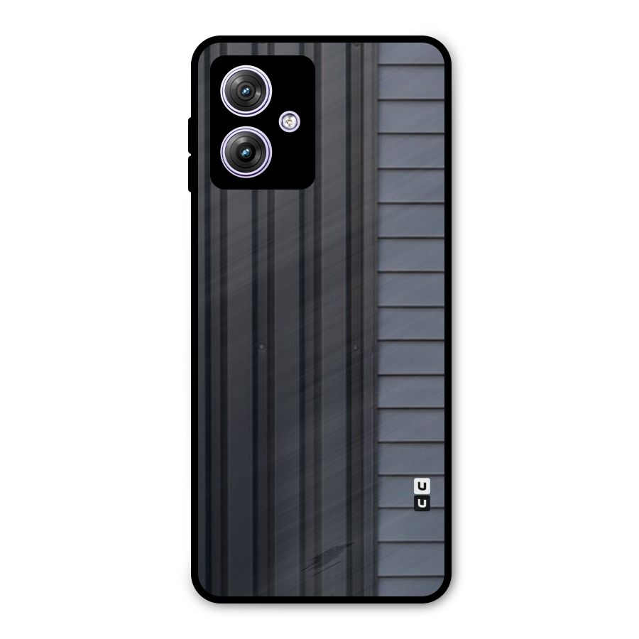 Vertical Horizontal Metal Back Case for Moto G64