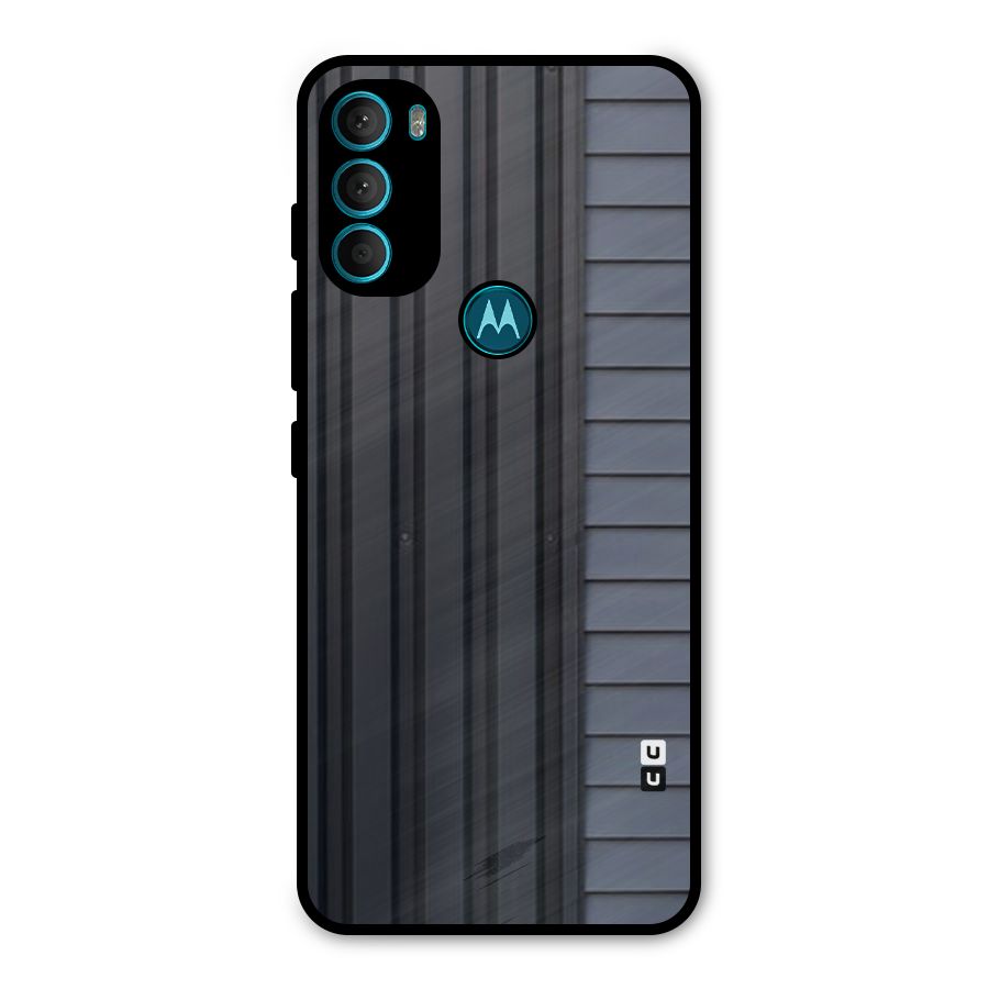 Vertical Horizontal Metal Back Case for Moto G71 5G