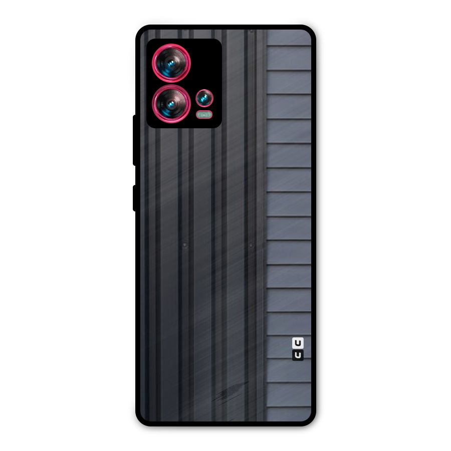 Vertical Horizontal Metal Back Case for Motorola Edge 30 Fusion