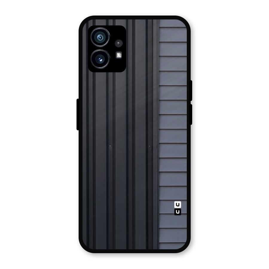 Vertical Horizontal Metal Back Case for Nothing Phone 1