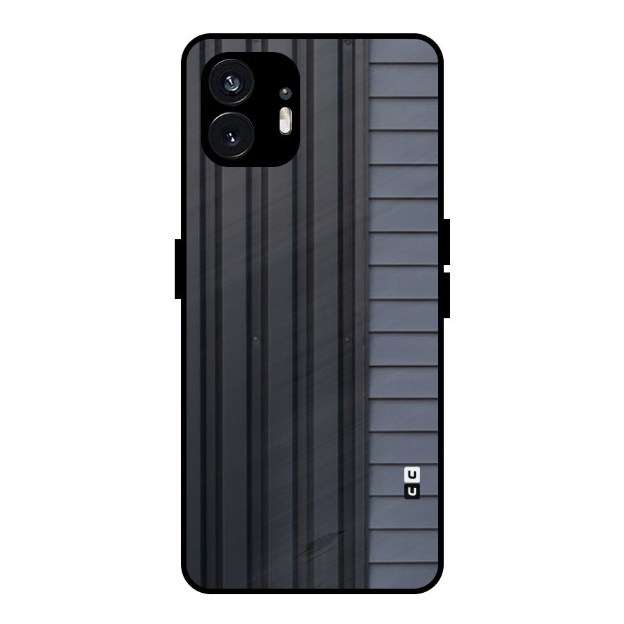 Vertical Horizontal Metal Back Case for Nothing Phone 2