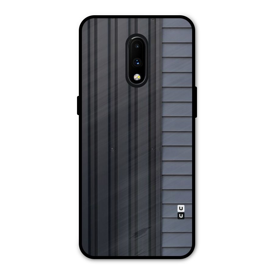Vertical Horizontal Metal Back Case for OnePlus 7