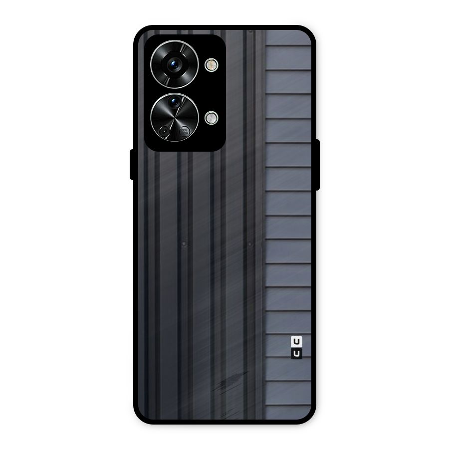 Vertical Horizontal Metal Back Case for OnePlus Nord 2T