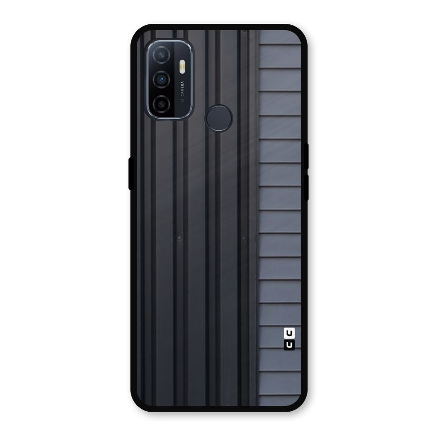 Vertical Horizontal Metal Back Case for Oppo A53