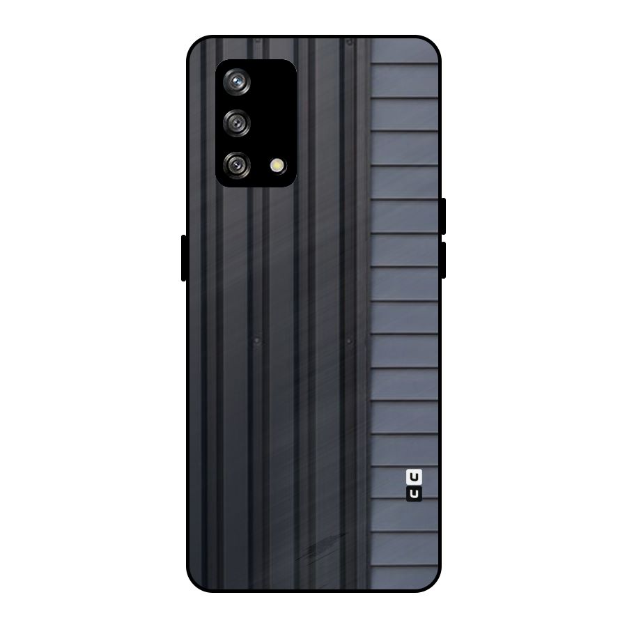 Vertical Horizontal Metal Back Case for Oppo F19