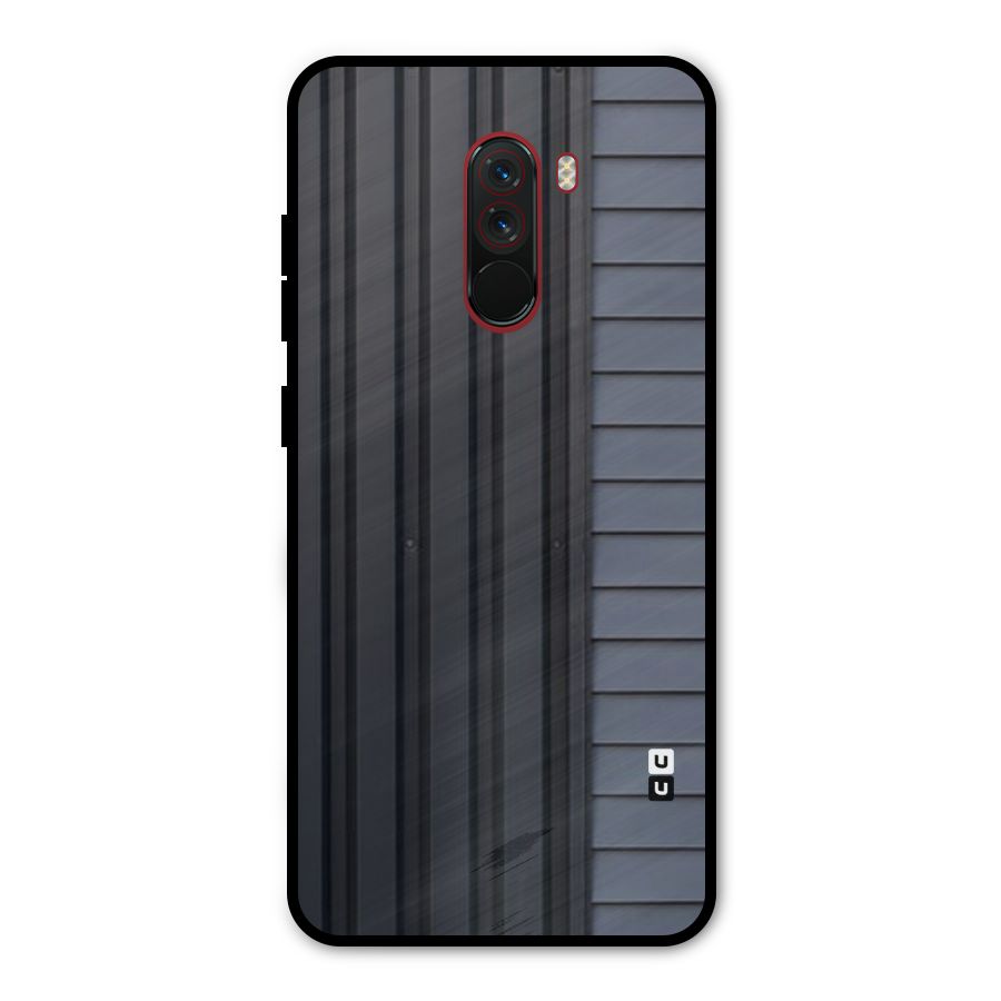 Vertical Horizontal Metal Back Case for Poco F1