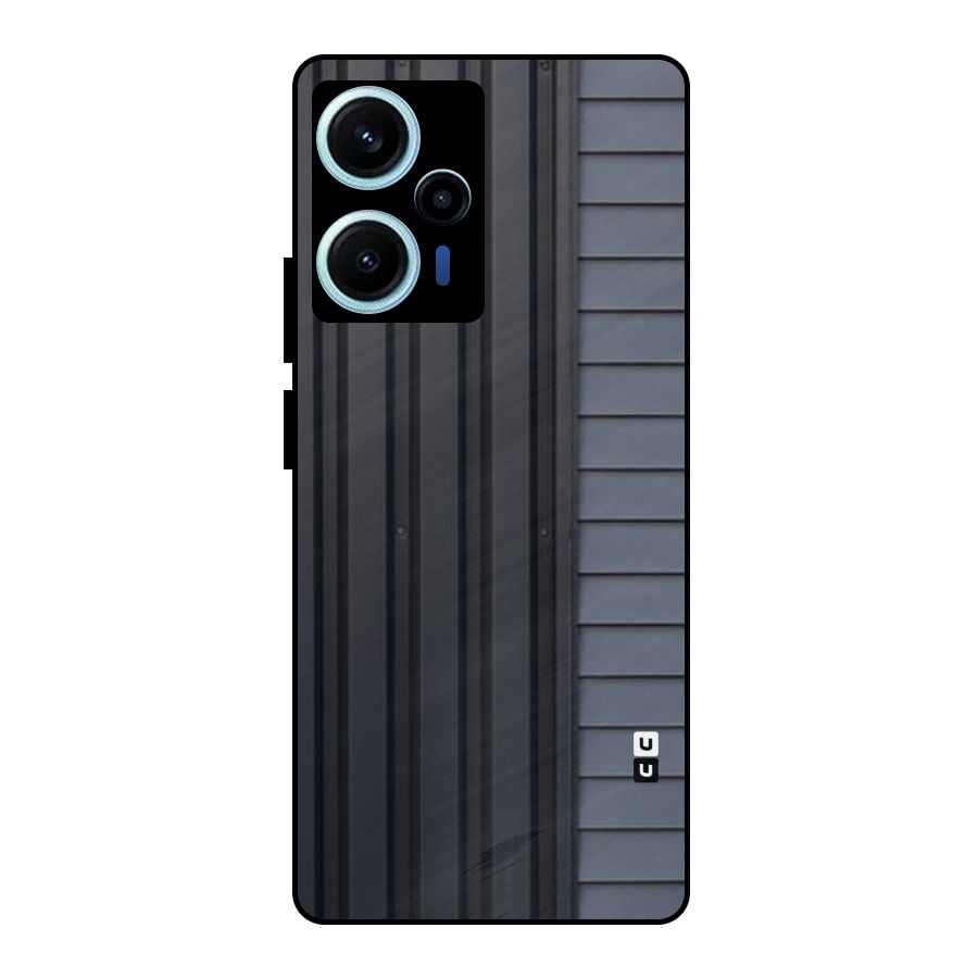 Vertical Horizontal Metal Back Case for Poco F5