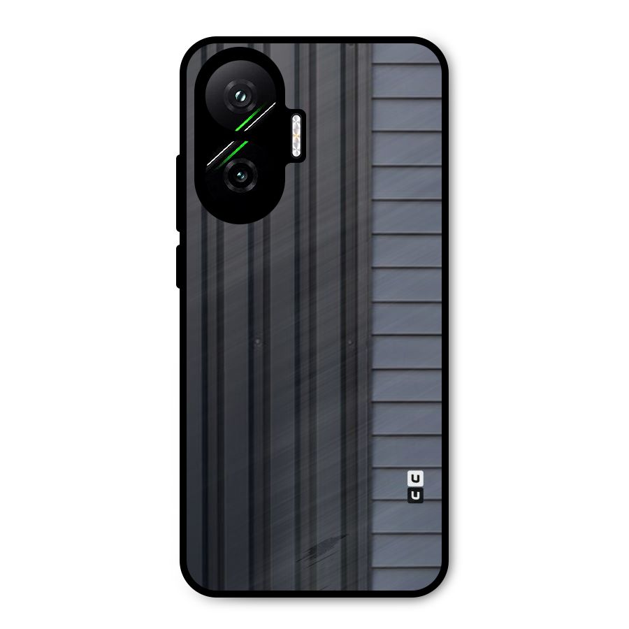 Vertical Horizontal Metal Back Case for Poco F7