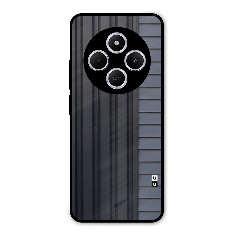 Vertical Horizontal Metal Back Case for Poco M7