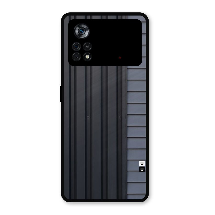 Vertical Horizontal Metal Back Case for Poco X4 Pro 5G