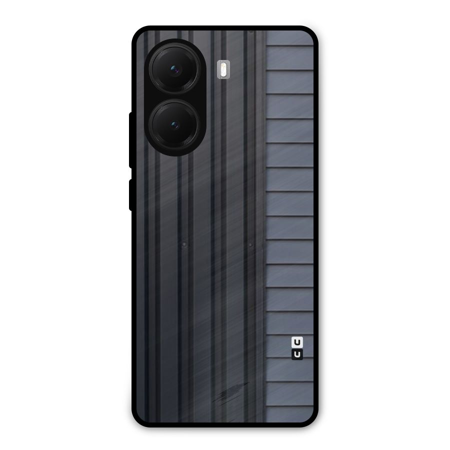 Vertical Horizontal Metal Back Case for Poco X7 Pro